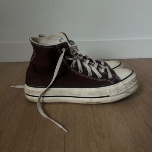 Brown Platform Converse